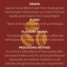 Load image into Gallery viewer, Meraki VIVID a Blend of Arabica plantation AA grade and Robusta Cherry