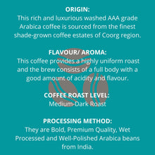 Load image into Gallery viewer, Meraki Brilliance , AAA Grade premium arabica coffee, Mysore Nuggets
