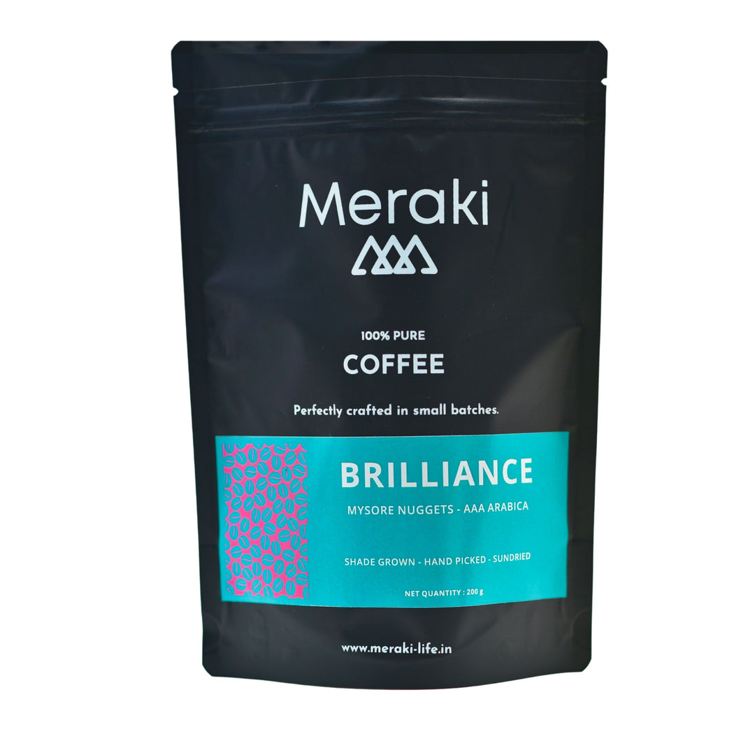 Meraki Brilliance , AAA Grade premium arabica coffee, Mysore Nuggets